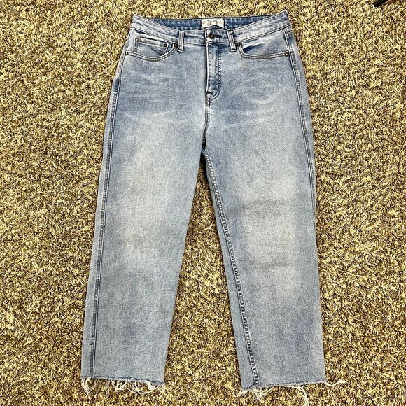 Free People We The Free CRVY High-Rise Vintage Stovepipe Jeans size 31 - Picture 2 of 7